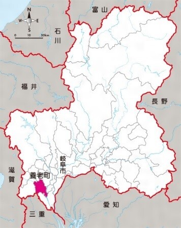 地図：岐阜県