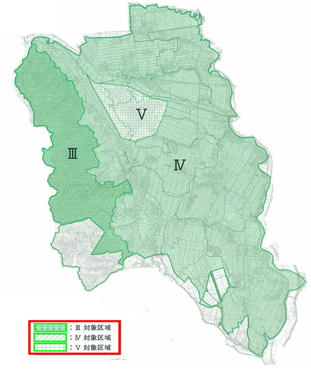 地図：都市計画区域