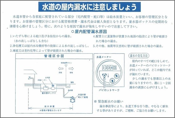 お知らせハガキ(裏面)